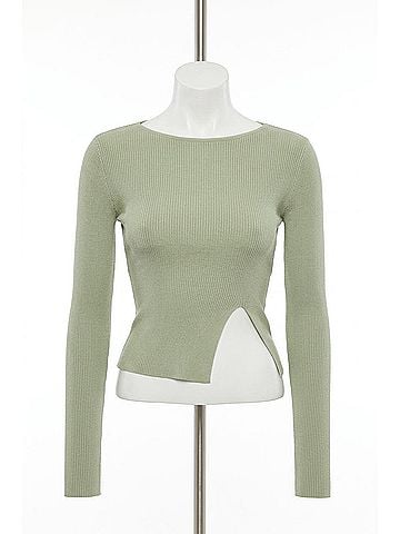 Crescent Darcie Top in Eucalyptus (view 1)