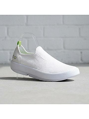 Oofos Women's Oomg Eezee Shoe in White/White (view 1)