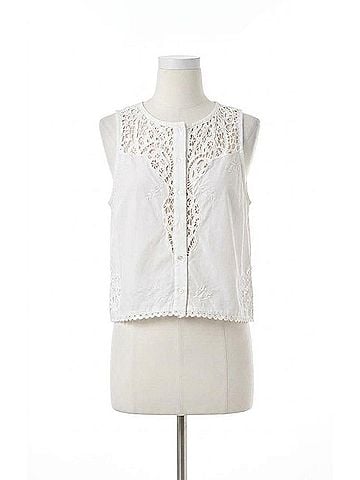 Cleobella Eileen Sleeveless Top in Ivory (view 1)