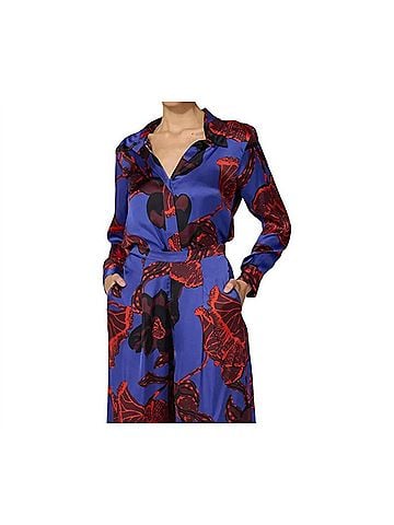 Cleobella Rosaria Blouse in La Rouge Print (view 2)