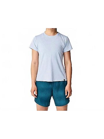 Brooks Luxe Short Sleeve Shirt in Heather Halogen Blue (view 2)