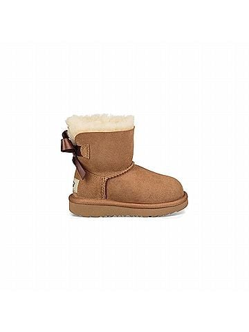Ugg Kid's Mini Bailey Bow Ii Boot 4 Mo in Chestnut (view 2)