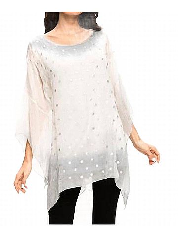 Adore Layered Sheer Dip Dyed Top in Multi (view 2)