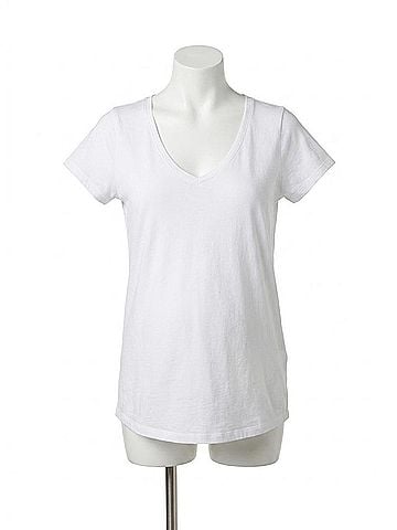 Hatch Fitted Tee in White (view 1)
