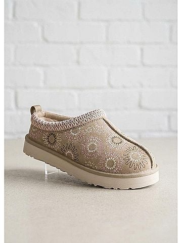 Ugg Kids Tazz Sun Stitch Slipper 6 Mo in Mustard Seed (view 1)