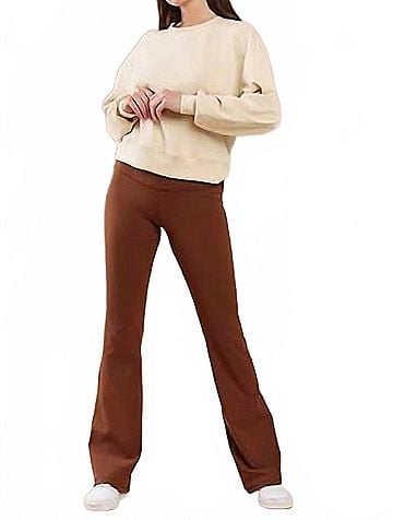 Yelete So Relaxed Ultra Comfy Top in Oat (view 2)