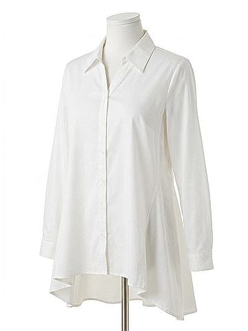 Stella Carakasi Inspired Shirt in Soft White (view 1)