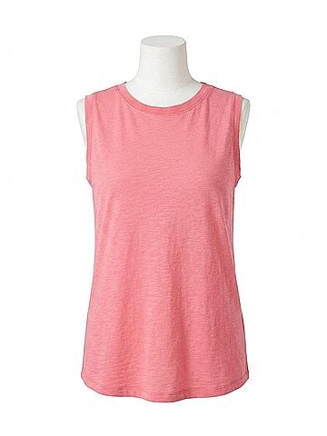 FDJ Boat Neck Camisole in Coral (view 1)