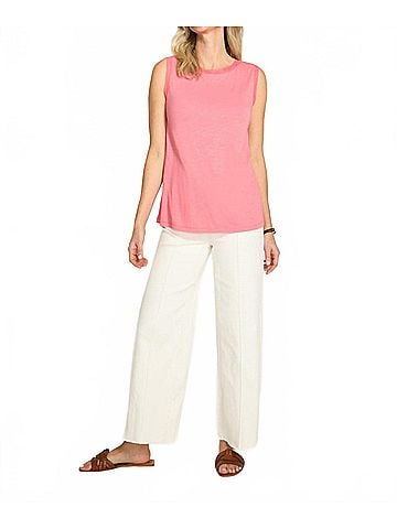 FDJ Boat Neck Camisole in Coral (view 2)