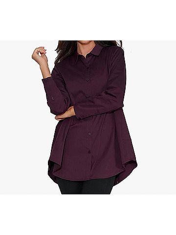 Stella Carakasi Prime Time Tunic in Aubergine (view 2)