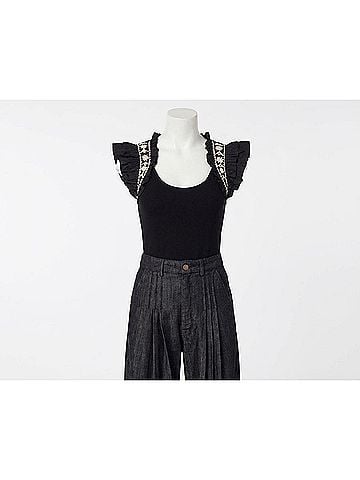 Cleobella Raven Top in Black (view 1)