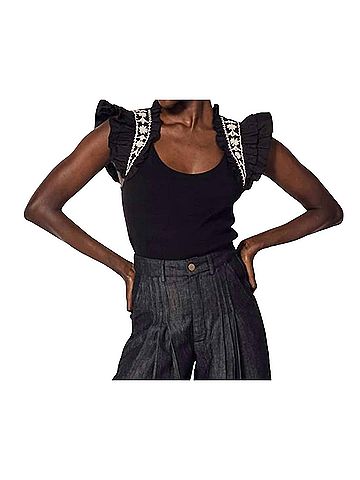 Cleobella Raven Top in Black (view 2)