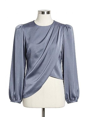 Astr Beatrice Top in Slate Blue (view 1)