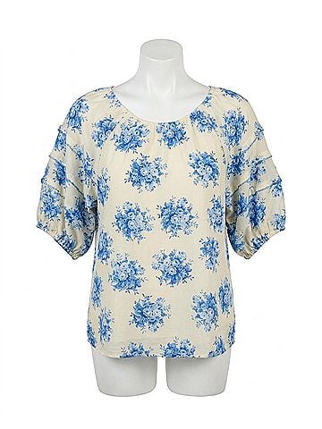Ivy Jane Field Of Dreams Top in Creme (view 1)
