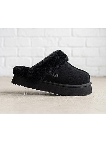 Ugg Women's Disquette Slipper in Black (view 1)
