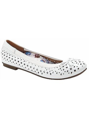 Vionic Women's Spark Surin Ballet Flats in White (view 2)