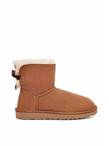 Ugg Women's Mini Bailey Bow Ii Boot in Chestnut (view 2)