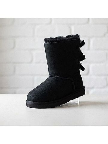 Ugg Kids Bailey Bow Ii Boot 4 Mo in Black (view 1)