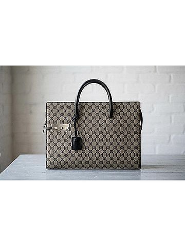 Gucci Pre-Loved Top Handle Business Bag Tote in 000 (view 2)