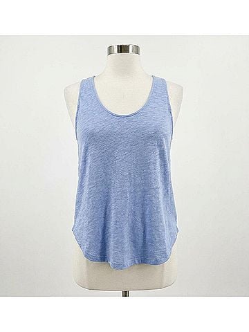 Bella Dahl Scoop Neck Tank Top in Peri Blue (view 1)