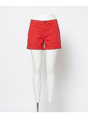 Kut from the Kloth Women's Jane High Rise Short in Tomato (view 1)