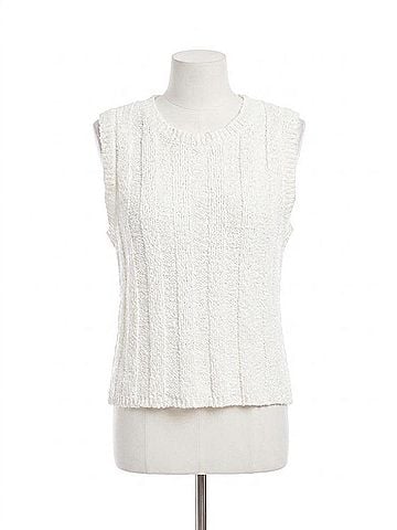 Fifteen Twenty Zaydee Crochet Tank Top in Off-White (view 1)