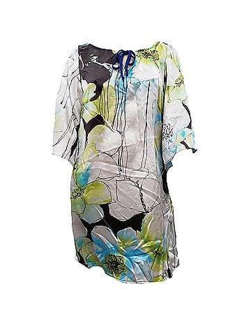 Hale Bob Women's Printed Silk Dress in Tl26 (view 2)