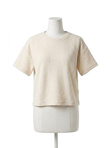 American Vintage Bobypark T-Shirt in Ecru (view 1)