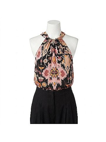 Fifteen Twenty Sicilie Halter Neck Tank Top in Multi (view 1)