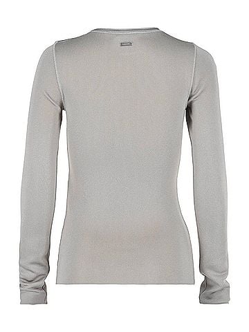 Salvatore Ferragamo Women's Long Sleeve Top in Cement (view 2)