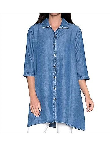 Stella Carakasi Mendocino Tunic in Medium Wash (view 2)