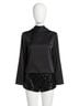 Astr Solid Black Bethwin Top in Black Size M - photo 1