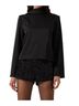 Astr Solid Black Bethwin Top in Black Size M - photo 2