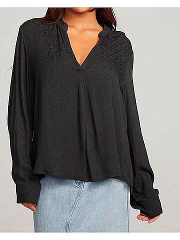 Chaser Denver Blouse in Licorice (view 2)