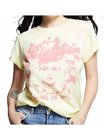 Recycled Karma Blondie Made In Nyc Top in Yellow (view 2)