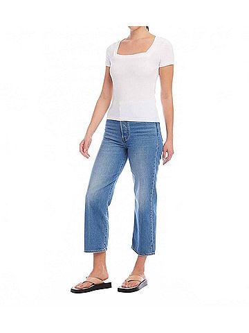 Fifteen Twenty Mindy T Shirt in White (view 2)