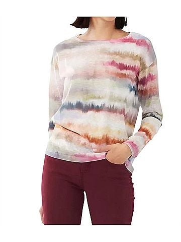 FDJ Dye Long Sleeve Top in Multi (view 2)