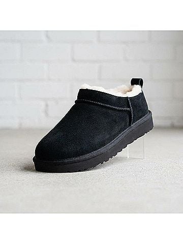 Ugg Kid's Classic Micro Boot 6 Mo in Black (view 1)