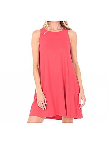 A.P.N.Y. Sleeveless Mini Dress in Red (view 2)