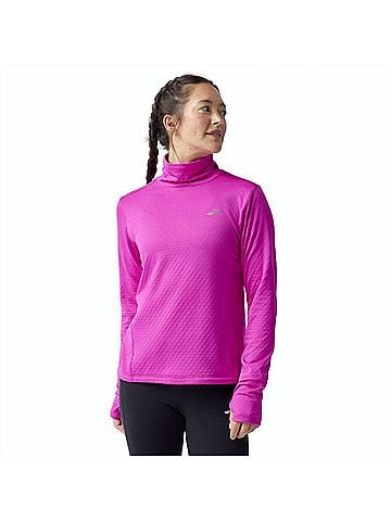Brooks Notch Thermal Long Sleeve 3.0 Top in Magenta (view 2)