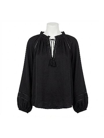 Cleobella Arya Blouse in Black (view 1)
