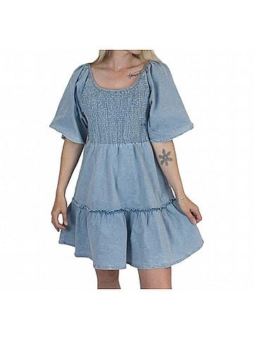 Mikarose Kindred Dress in Chambray (view 2)