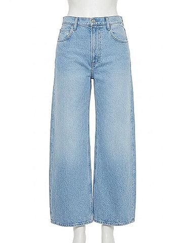 Paige Arellia Ankle Barrel Leg Jeans in Fauve (view 1)