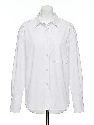 Lyssé Desire Balloon Sleeve Shirt in White (view 1)
