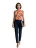 DKNY Floral Multi Color Blouse Size M - photo 2