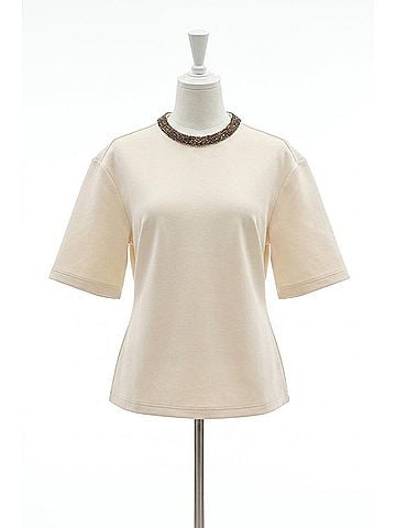 Soaked Magana Glitter Short Sleeves Blouse in Whitecap Gray (view 1)