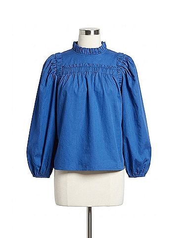 Tyler Boe Ella Sapphire Blouse in Blue (view 1)