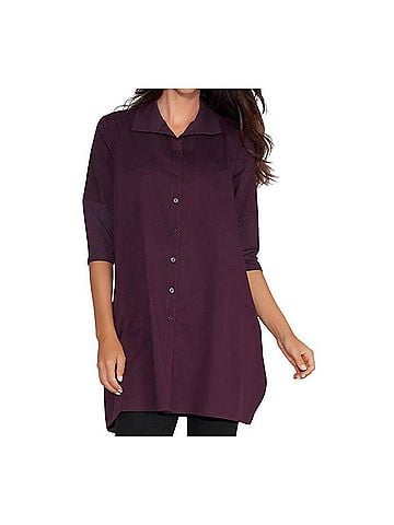 Stella Carakasi Tiburon Icon Tunic in Aubergine (view 2)