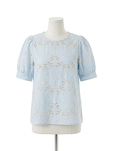 Pink Martini Jada Top in Blue (view 1)