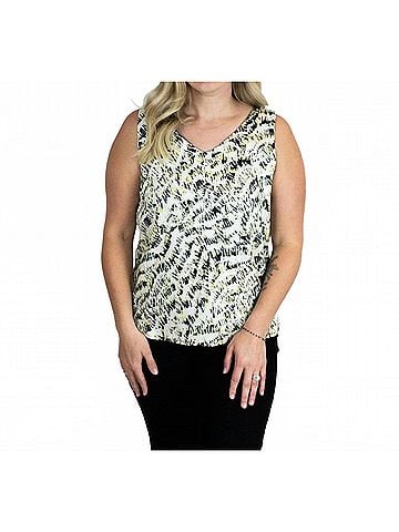 Tribal Reversible Tank Top in Cocomilk (view 2)